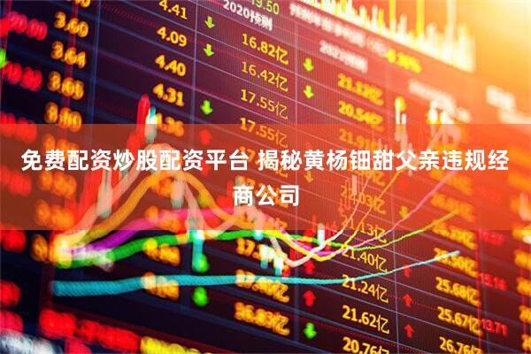 免费配资炒股配资平台 揭秘黄杨钿甜父亲违规经商公司