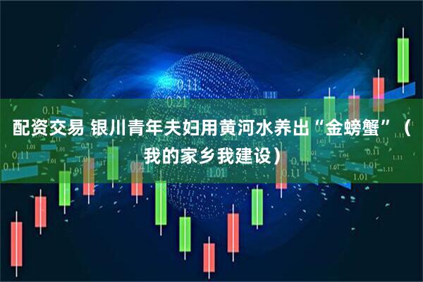 配资交易 银川青年夫妇用黄河水养出“金螃蟹”（我的家乡我建设）