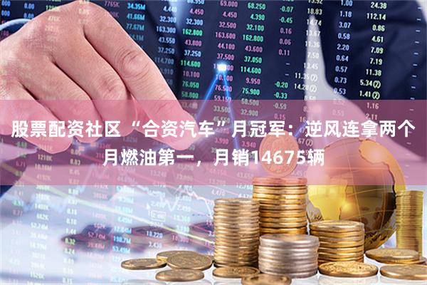 股票配资社区 “合资汽车”月冠军：逆风连拿两个月燃油第一，月销14675辆